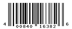 UPC barcode number 4008400163826