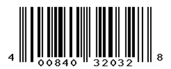 UPC barcode number 4008400320328