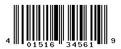 UPC barcode number 4015165345619