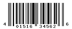 UPC barcode number 4015165345626