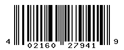 UPC barcode number 4021609279419