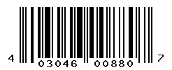 UPC barcode number 4030462008807