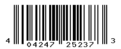 UPC barcode number 4042477252373