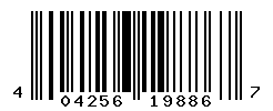 UPC barcode number 4042564198867