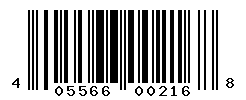 UPC barcode number 4055669002168