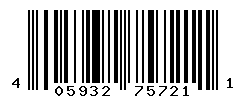 UPC barcode number 4059322757211