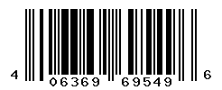 UPC barcode number 4063699695496