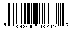 UPC barcode number 4099684407355