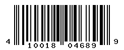 UPC barcode number 410018046899