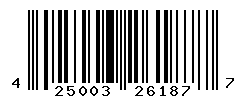 UPC barcode number 4250035261877