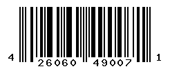 UPC barcode number 4260605490071
