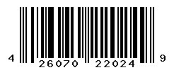 UPC barcode number 4260706220249