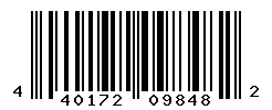 UPC barcode number 4401725098482