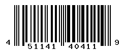 UPC barcode number 4511413404119