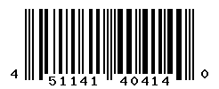 UPC barcode number 4511413404140