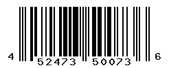 UPC barcode number 4524734500736