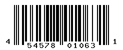 UPC barcode number 4545784010631