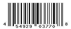 UPC barcode number 4549292037708