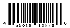 UPC barcode number 4550182108866