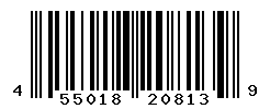 UPC barcode number 4550182208139
