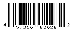 UPC barcode number 4573102620262