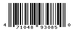 UPC barcode number 4710483930850