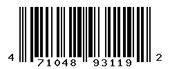 UPC barcode number 4710483931192