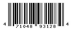 UPC barcode number 4710483931284