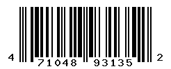 UPC barcode number 4710483931352