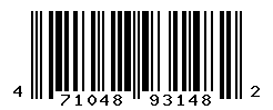 UPC barcode number 4710483931482