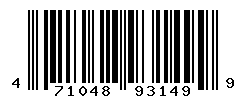 UPC barcode number 4710483931499