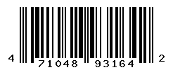 UPC barcode number 4710483931642