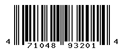 UPC barcode number 4710483932014