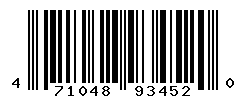 UPC barcode number 4710483934520