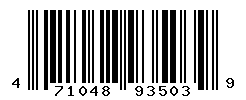 UPC barcode number 4710483935039