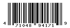 UPC barcode number 4710483941719