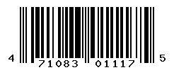 UPC barcode number 4710836011175