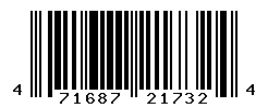 UPC barcode number 471687217324