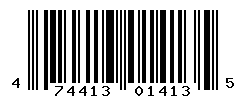 UPC barcode number 4744131014135