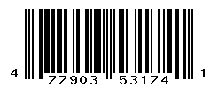 UPC barcode number 4779031531741