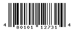 UPC barcode 4801010127314