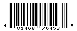 UPC barcode number 481408704538