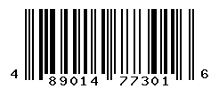 UPC barcode number 489014773016