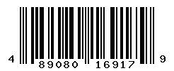 UPC barcode number 4890808169179