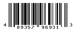UPC barcode number 4893579969313