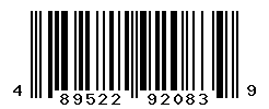 UPC barcode number 4895225920839