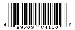 UPC barcode number 4897093841506