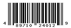 UPC barcode number 4897105240129
