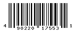 UPC barcode number 4902201175531