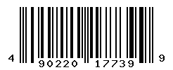 UPC barcode number 4902201177399